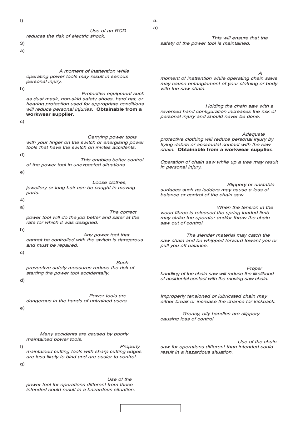 English - 3 | Gardena Electric Chainsaw CSI4020-X User Manual | Page 13 / 21