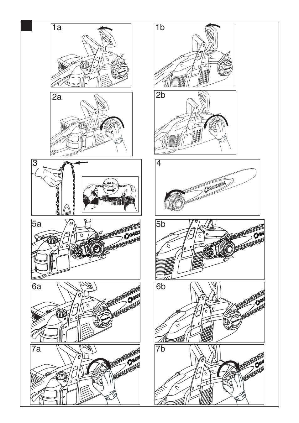 Gardena Electric Chainsaw CSI4020-X User Manual | Page 5 / 21