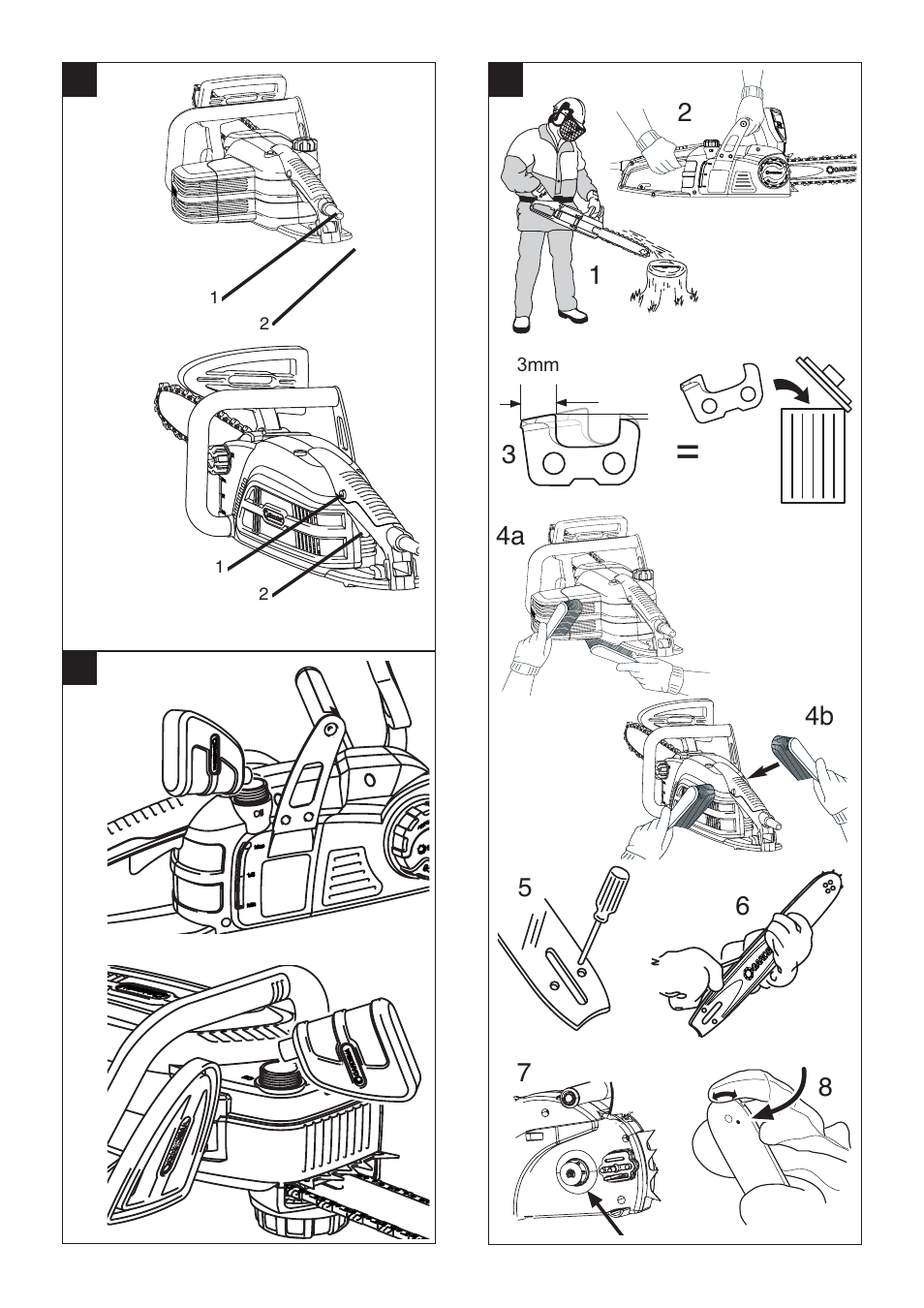 Gardena Electric Chainsaw CSI4020-X User Manual | Page 6 / 21