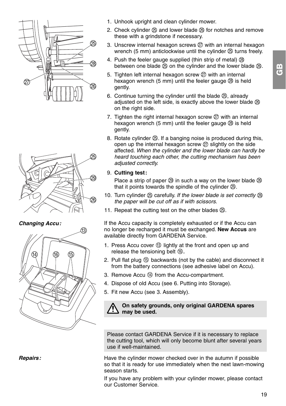 Gardena ART 4026 380 AC User Manual | Page 9 / 13