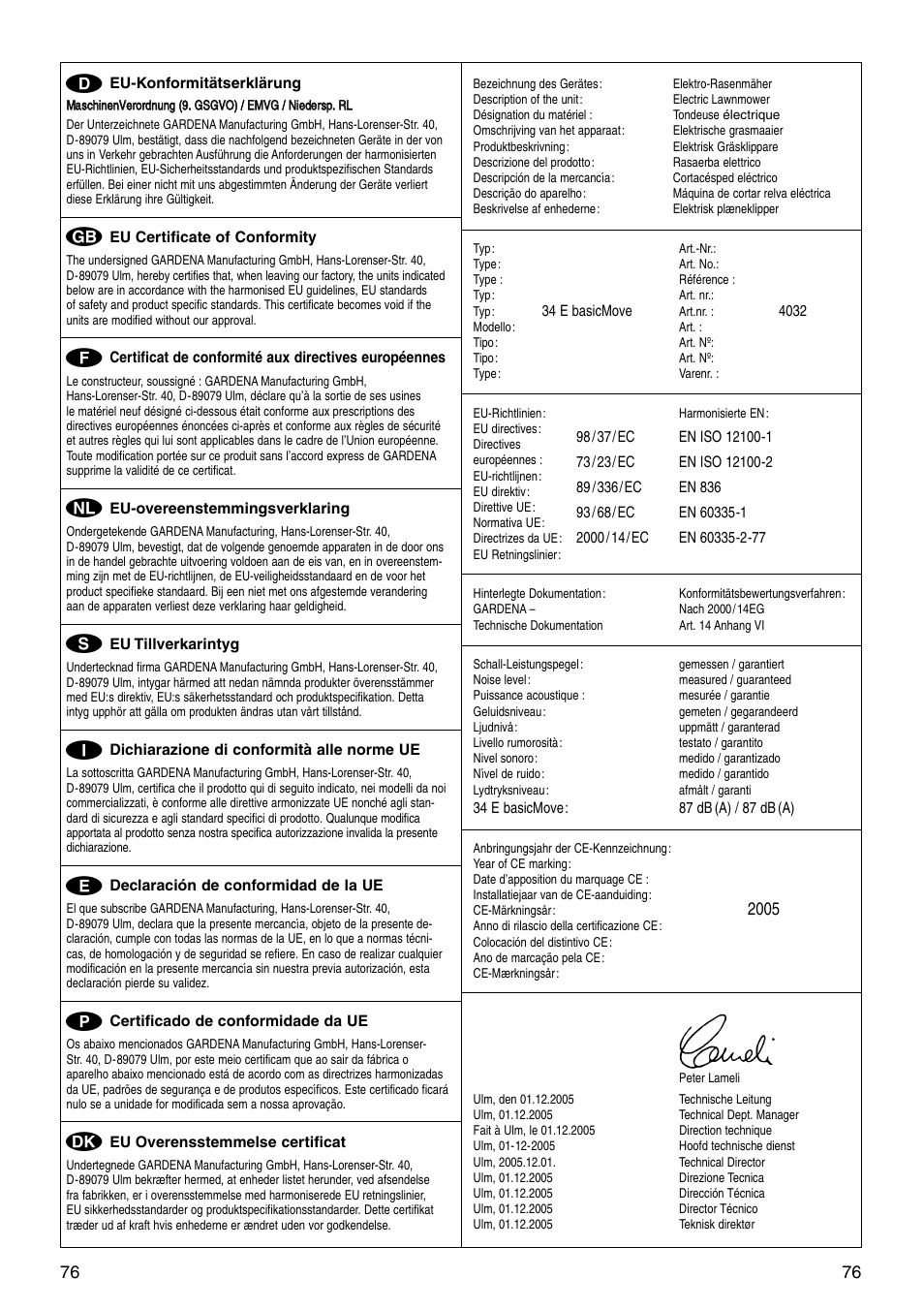 Gardena 34 E User Manual | Page 11 / 12