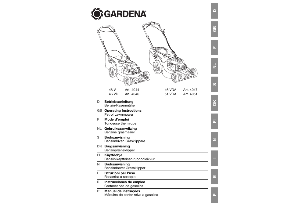 Gardena 4046 User Manual | 11 pages