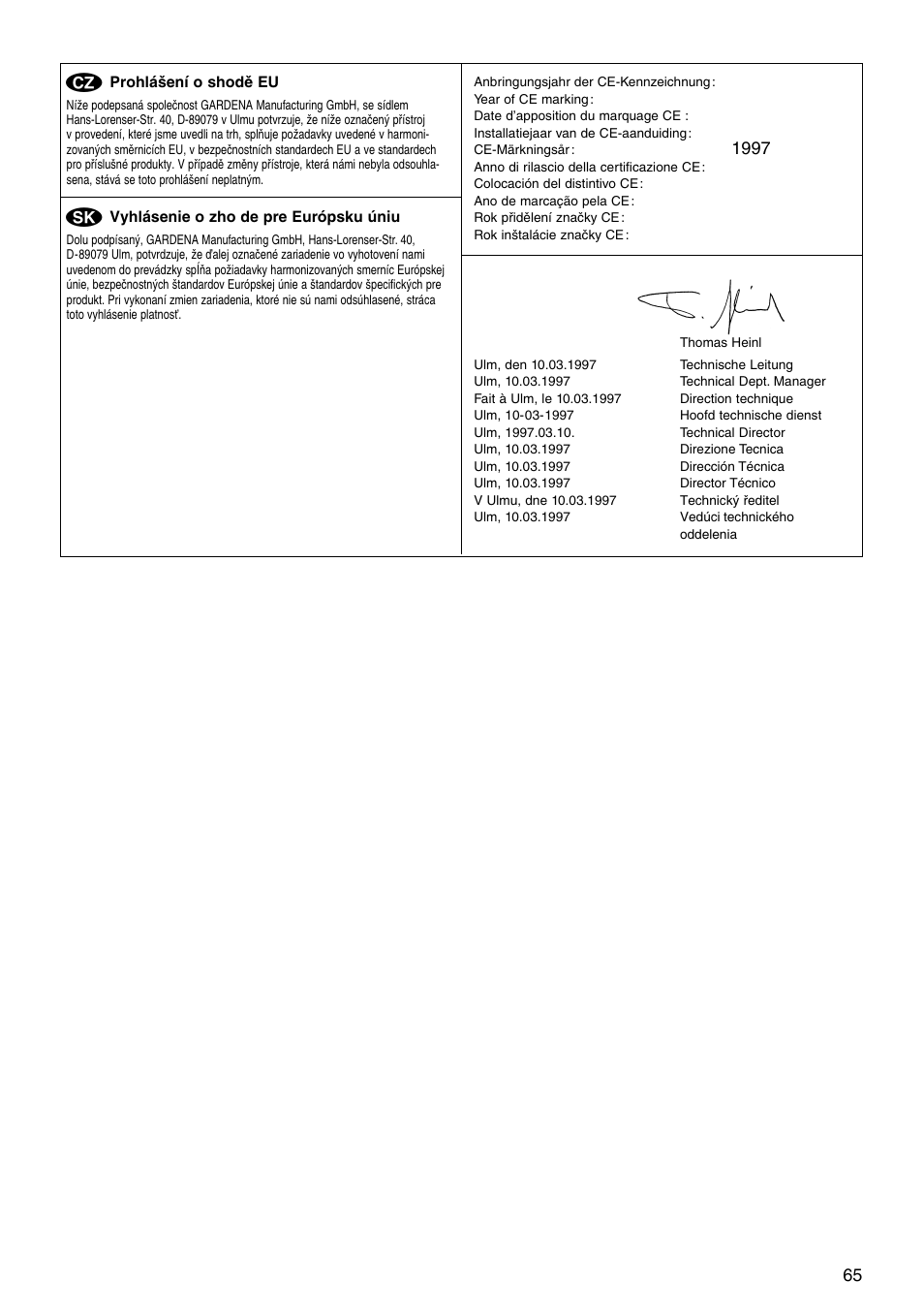 Gardena THS 400 User Manual | Page 10 / 11