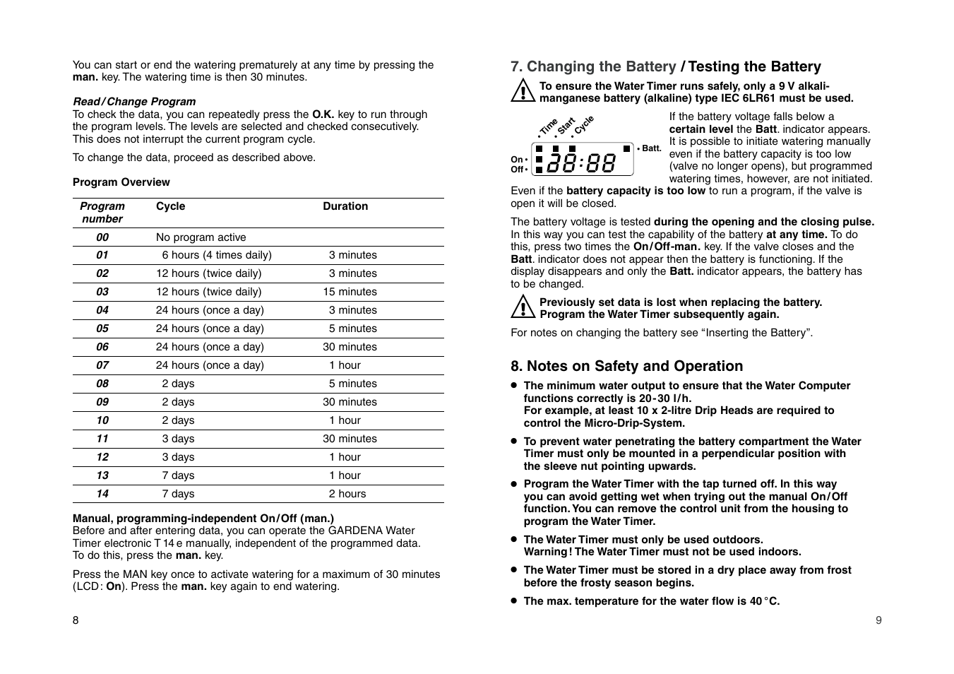 Gardena 1820 User Manual | Page 5 / 9