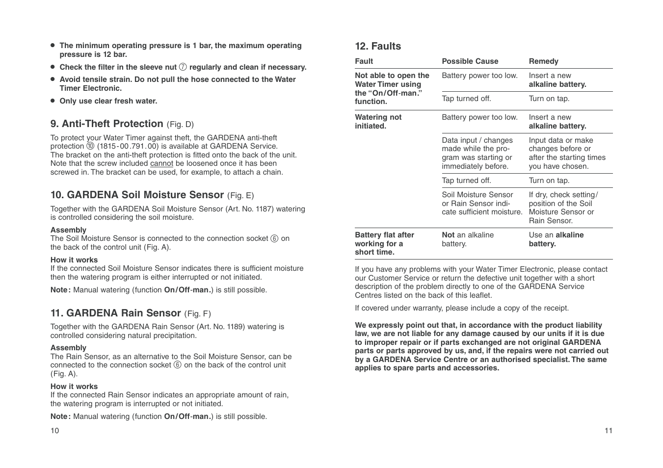 Gardena 1820 User Manual | Page 6 / 9