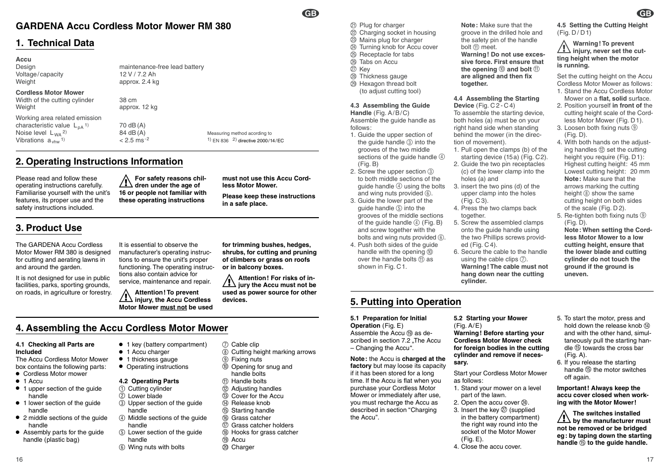 Gardena RM330 User Manual | Page 4 / 9