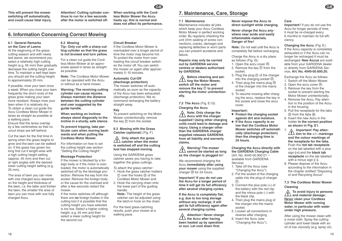 Gardena RM330 User Manual | Page 5 / 9