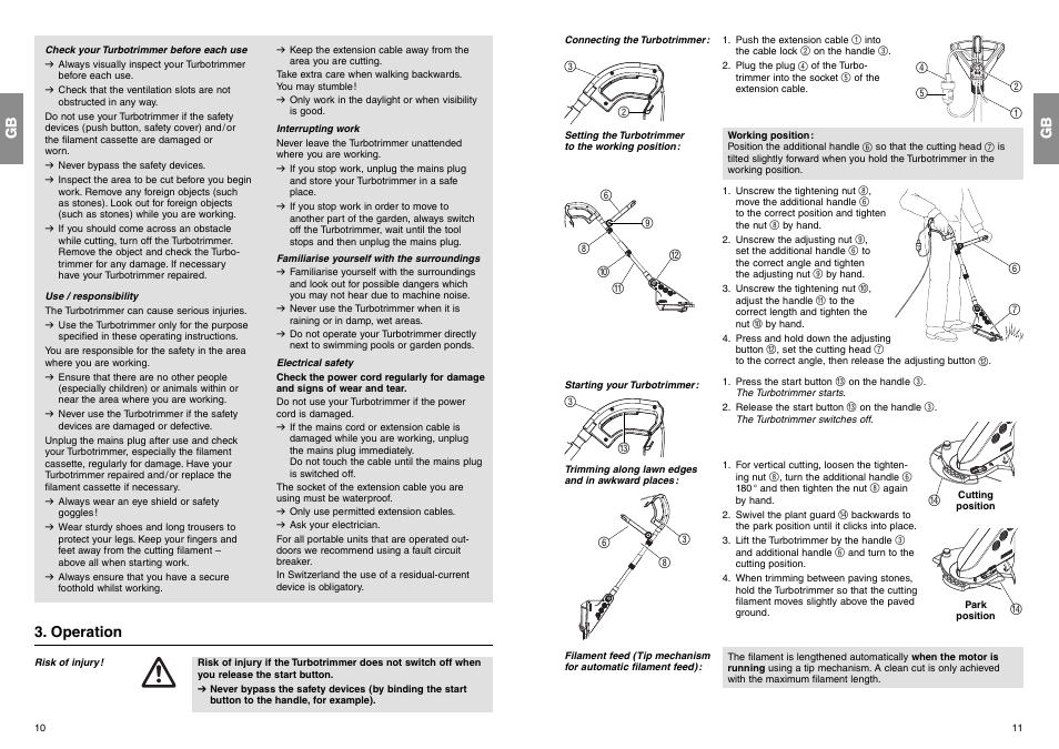 Gardena Lawn Mower User Manual | Page 3 / 8