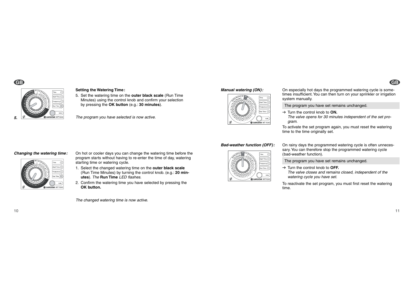 Gardena WT1030 User Manual | Page 6 / 10