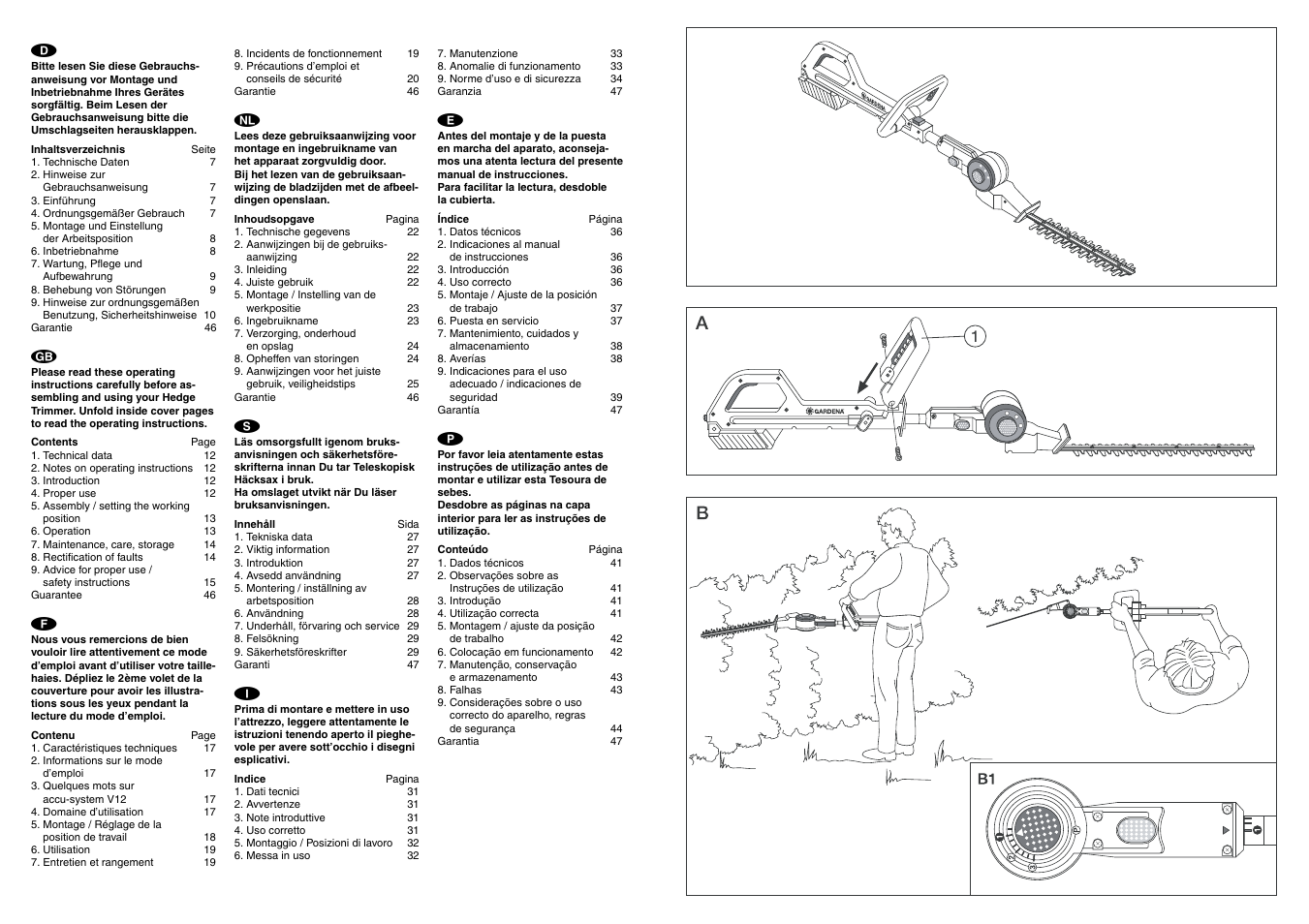 Gardena THS 42 User Manual | Page 2 / 9