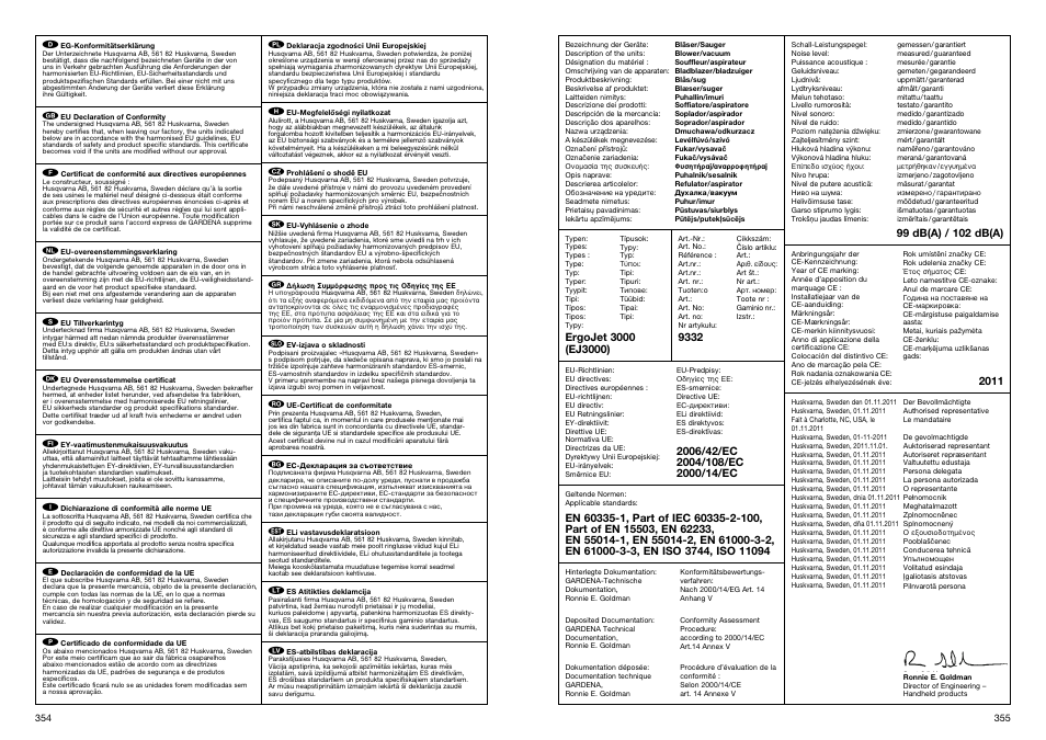 Gardena ErgoJet EJ3000 User Manual | Page 9 / 10