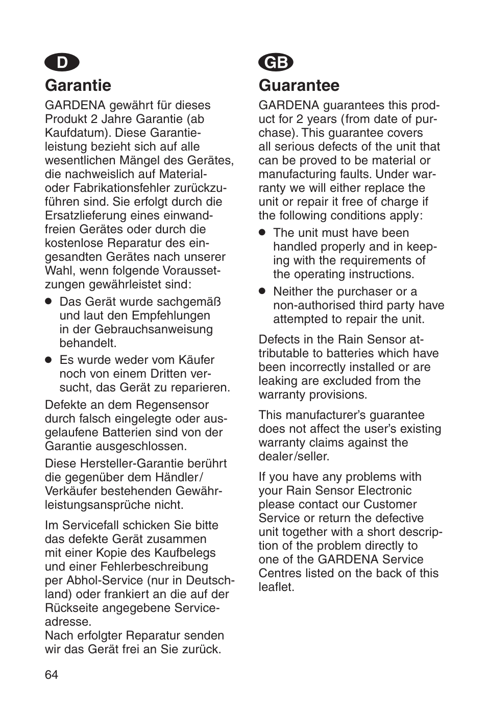Gardena ART.1189 User Manual | Page 13 / 16