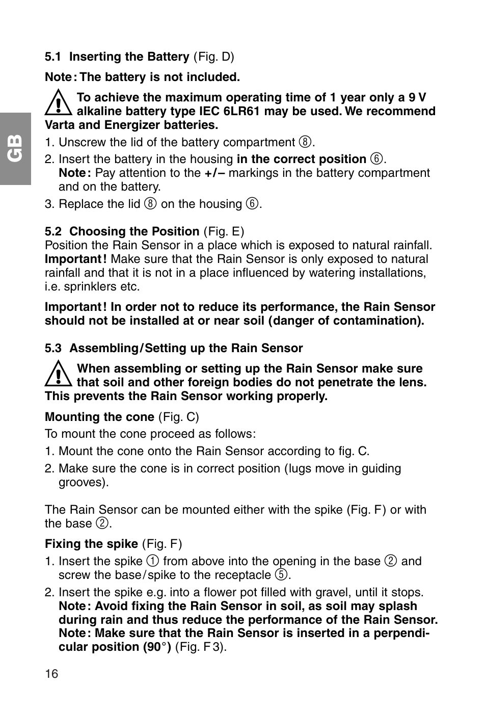 Gardena ART.1189 User Manual | Page 8 / 16