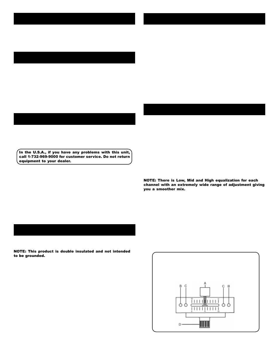 Introduction, Features, Cautions | Connections, Using the ground lift switch, Operation | Gemini BPM-150 User Manual | Page 3 / 5