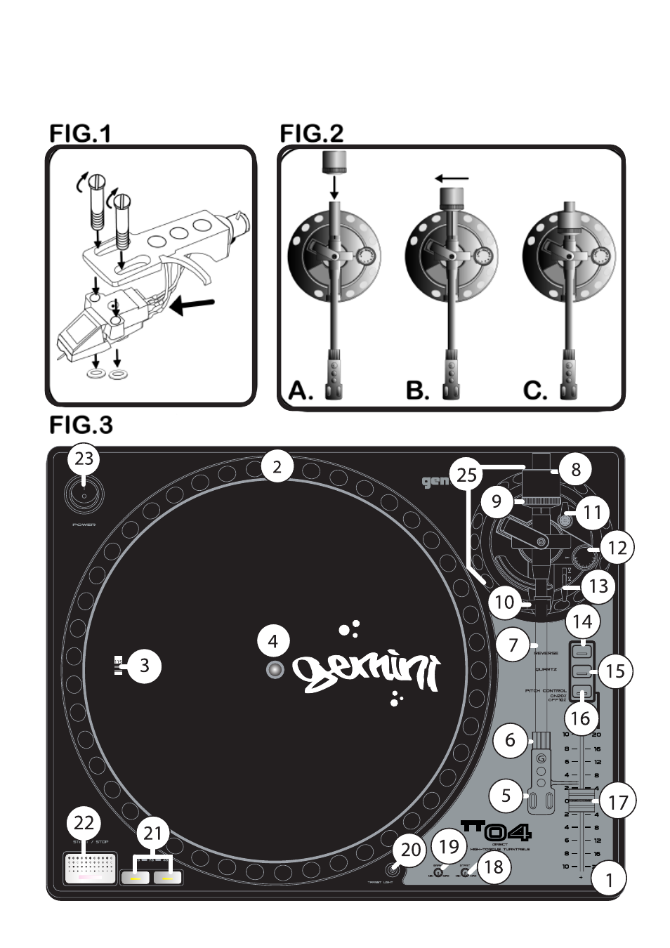 Tt-04 | Gemini TT-04 User Manual | Page 3 / 16