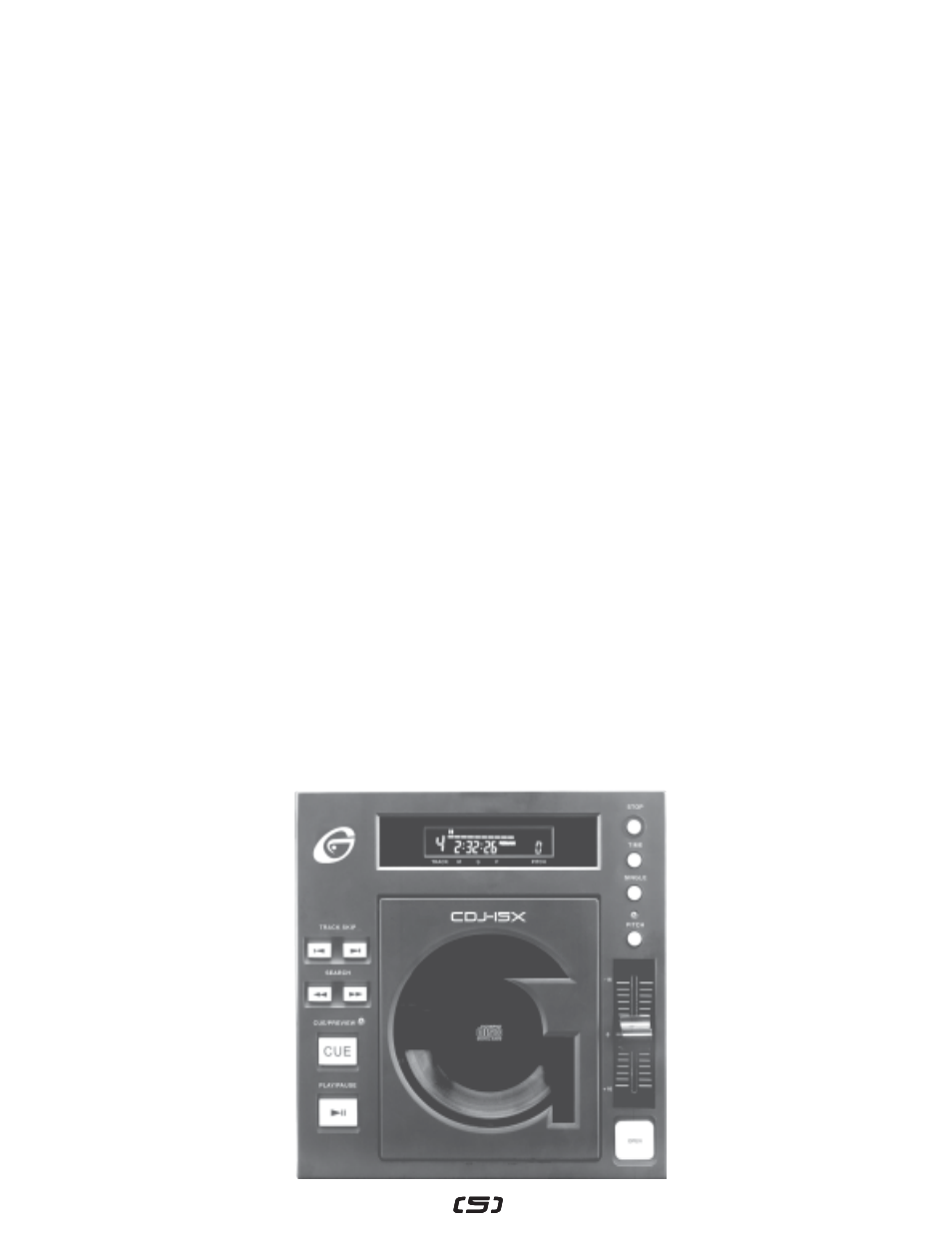 Operating instructions, Cue instructions, Trouble shooting | Specifications | Gemini CDJ-15X User Manual | Page 5 / 12