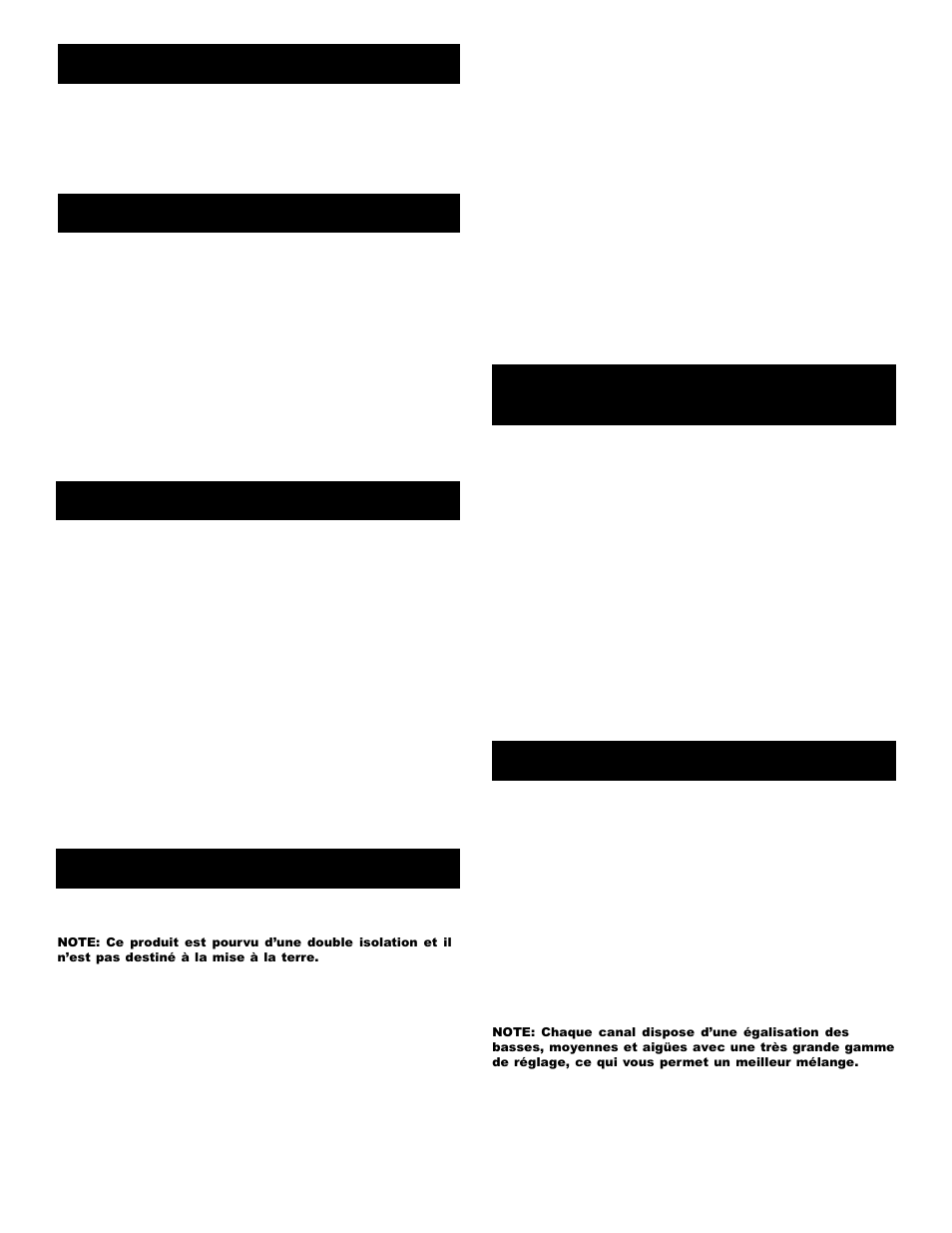 Introduction, Caractéristiques, Avertissements | Connexions, Exploitation | Gemini PS-626 PRO2 User Manual | Page 10 / 14