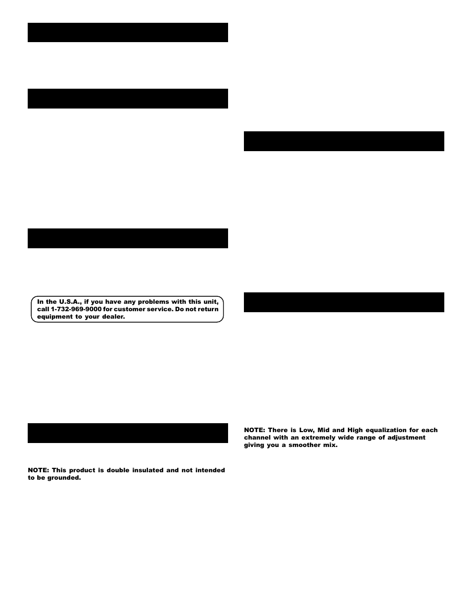 Introduction, Features, Cautions | Connections, Using the ground lift switch, Operation | Gemini PS-626 PRO2 User Manual | Page 4 / 14