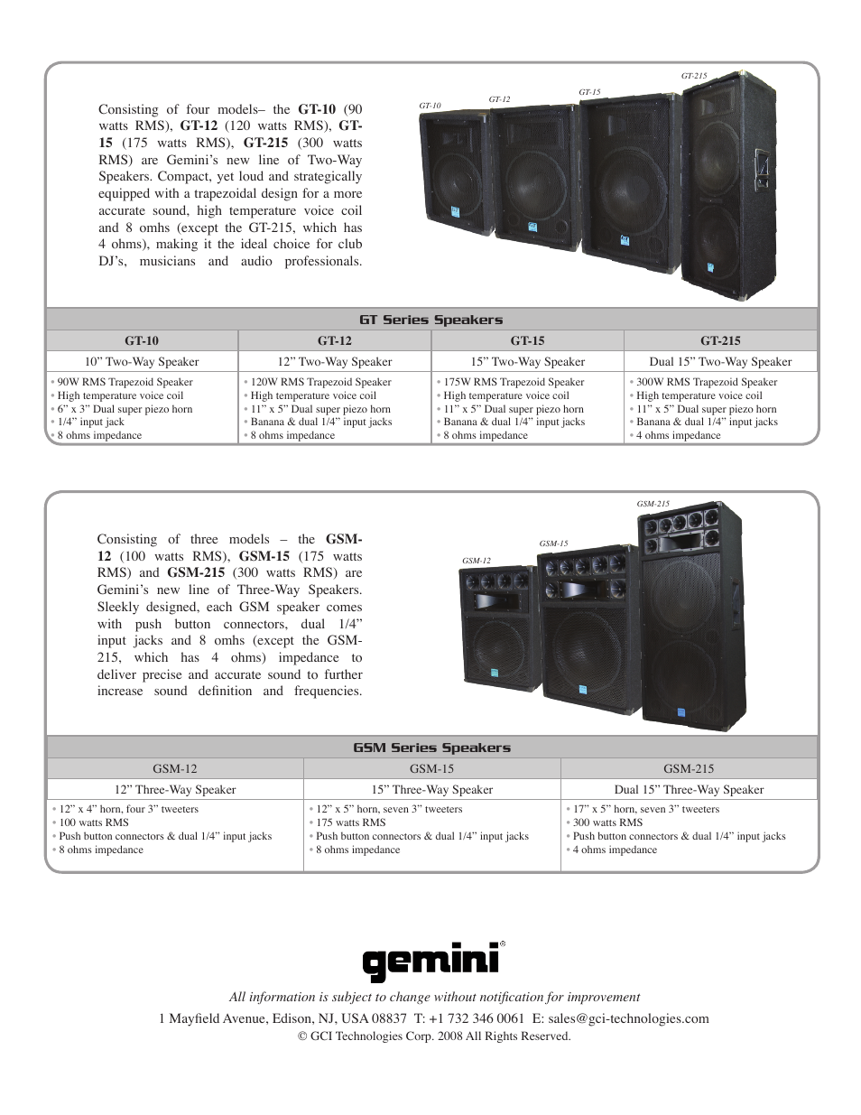 Gemini CDMP-5000 User Manual | Page 4 / 4