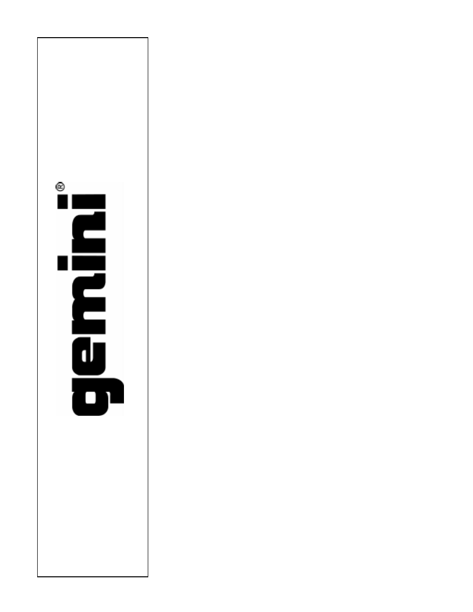 Gemini PS-767 User Manual | 6 pages