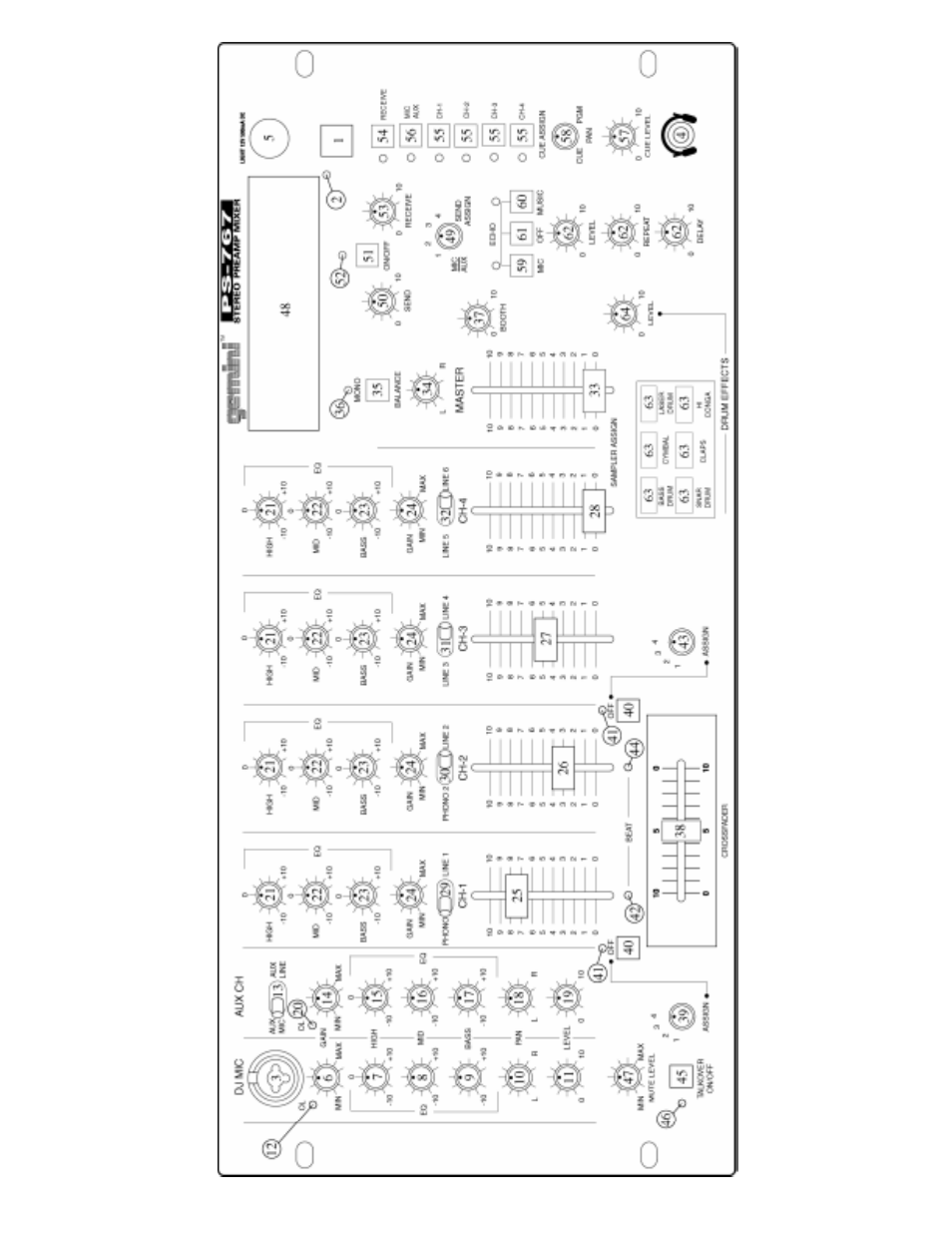 Gemini PS-767 User Manual | Page 2 / 6