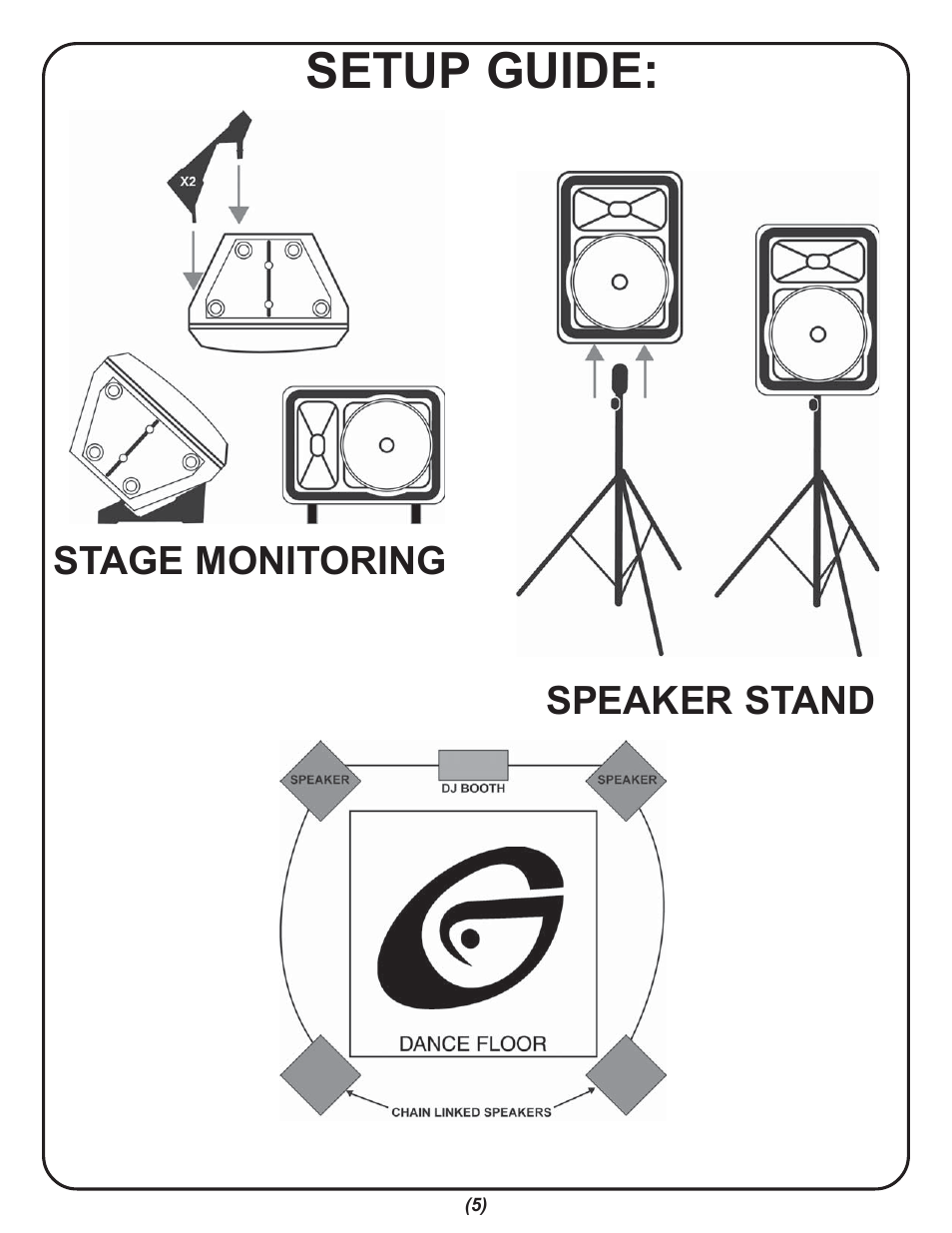 Setup guide | Gemini GX-350 User Manual | Page 5 / 12