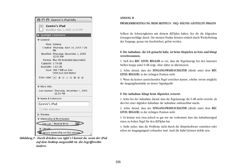 Gemini iKEYplus User Manual | Page 106 / 109