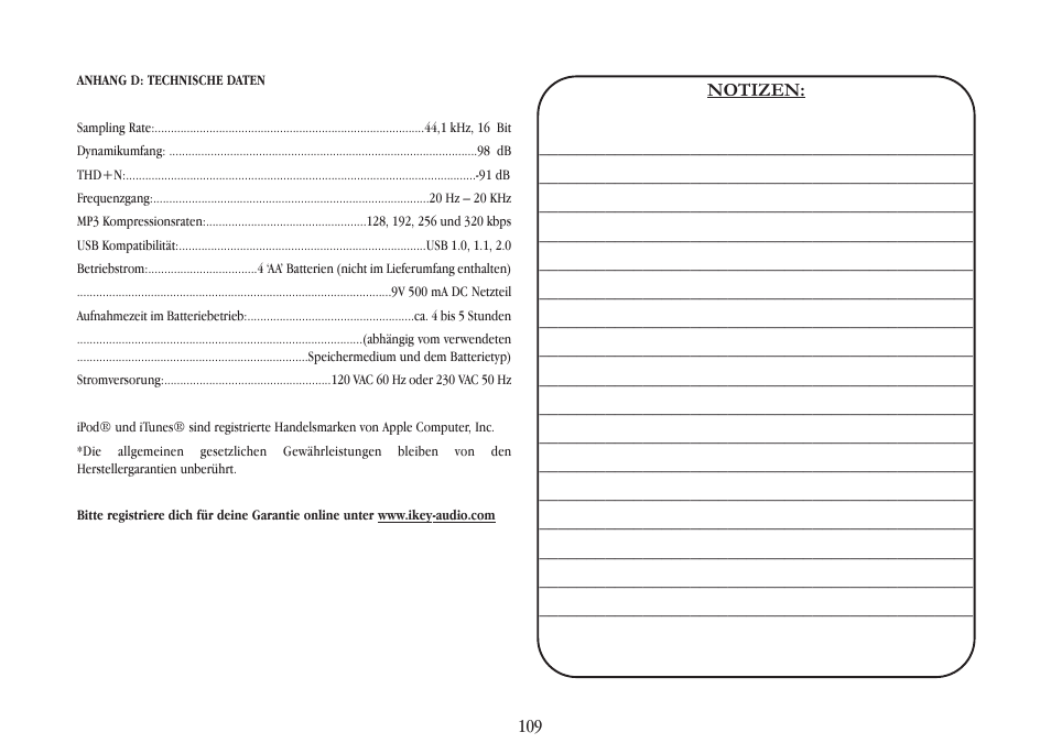 Gemini iKEYplus User Manual | Page 109 / 109