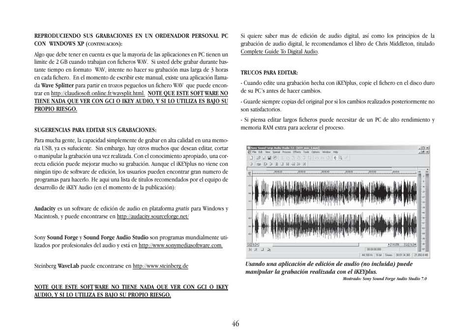 Gemini iKEYplus User Manual | Page 46 / 109