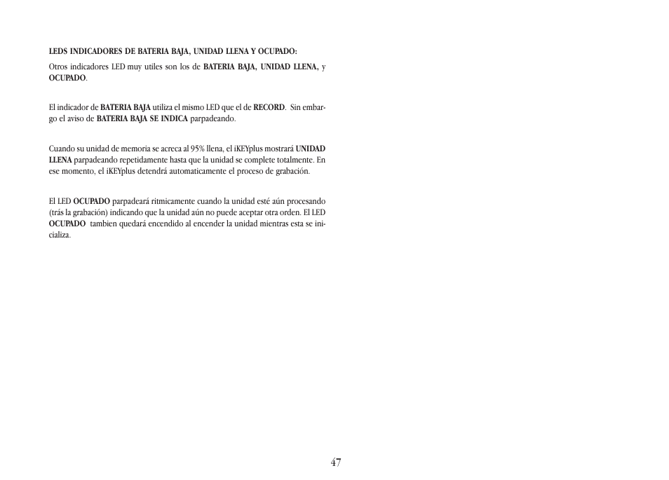 Gemini iKEYplus User Manual | Page 47 / 109