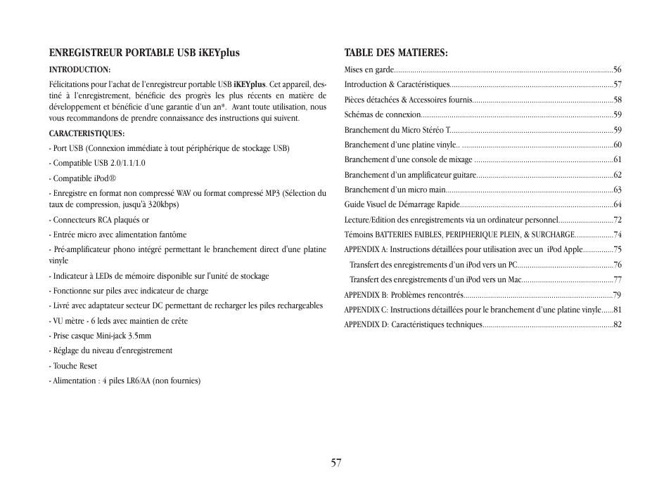 Gemini iKEYplus User Manual | Page 57 / 109