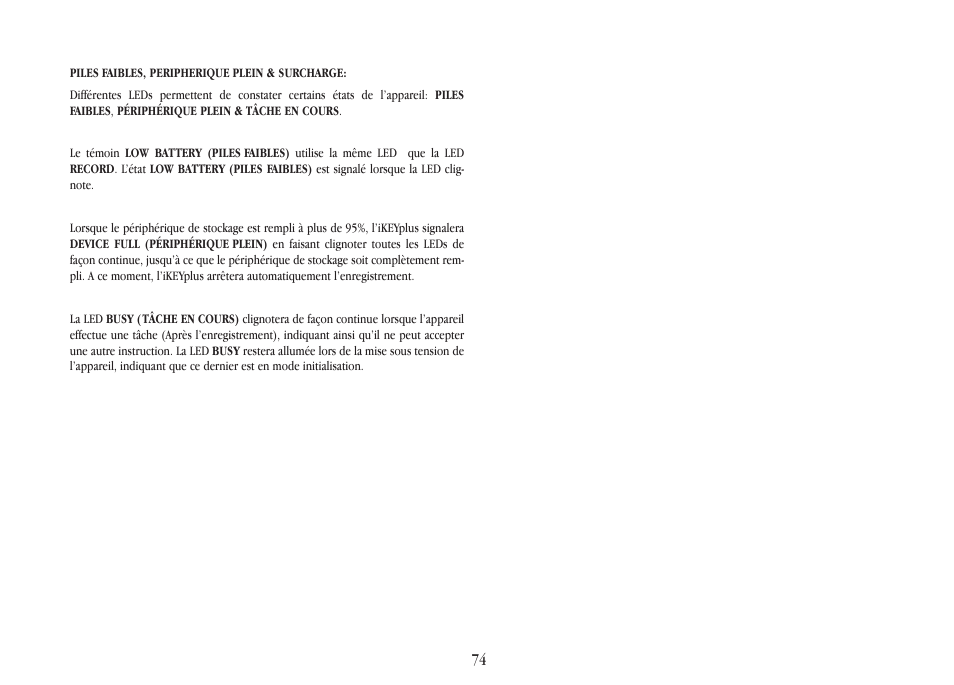 Gemini iKEYplus User Manual | Page 74 / 109
