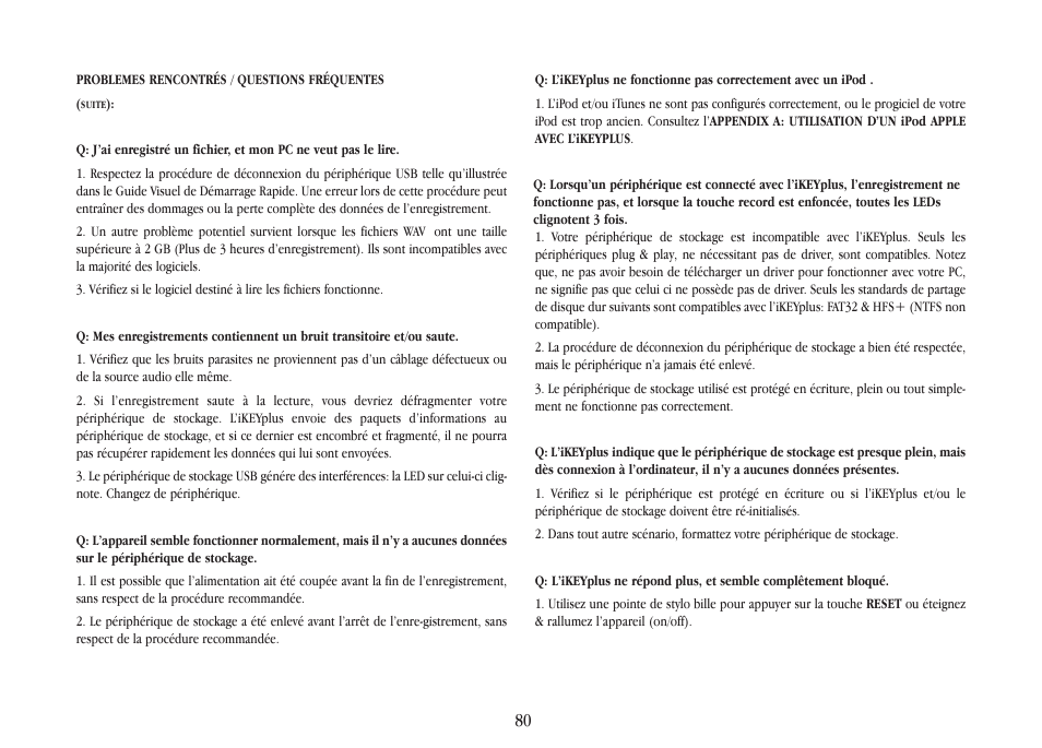 Gemini iKEYplus User Manual | Page 80 / 109