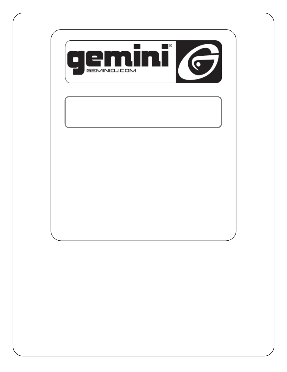 Gemini CDX-601 User Manual | Page 14 / 14