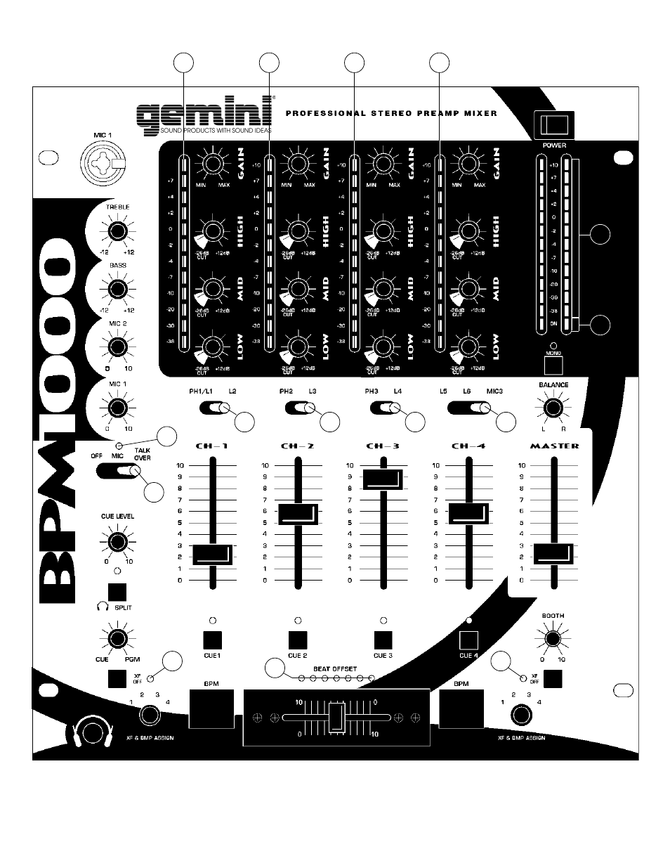 Gemini BPM1000 User Manual | 13 pages