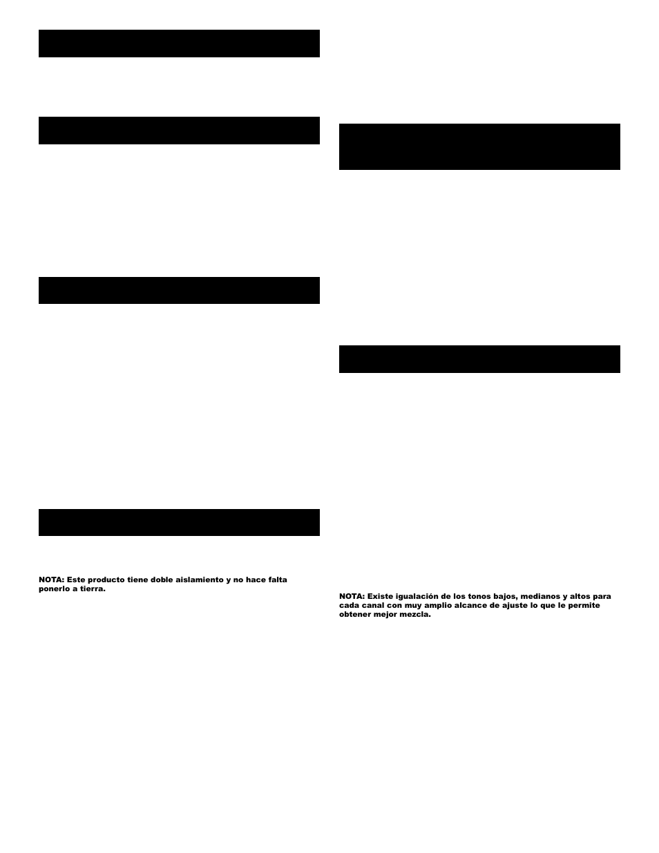 Introducción, Características, Precauciones | Conexiones, Funcionamiento | Gemini BPM1000 User Manual | Page 7 / 13