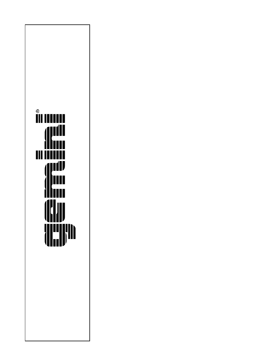 Gemini P-801 User Manual | 8 pages