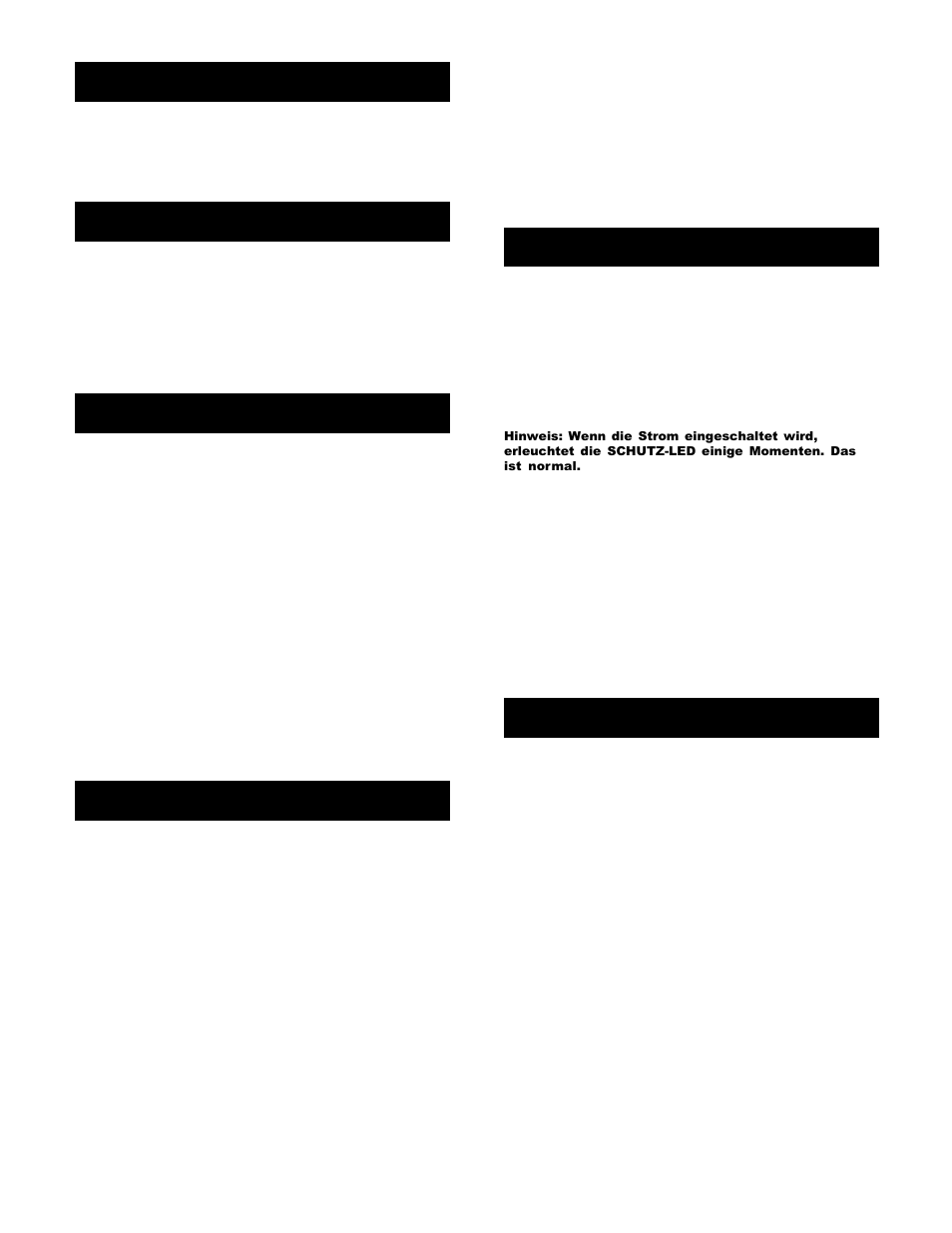 Einleitung, Leistungsmerkmale, Vorsichtsmanahmen | Anschlüsse, Bedienung, Spezifikationen | Gemini P-801 User Manual | Page 4 / 8