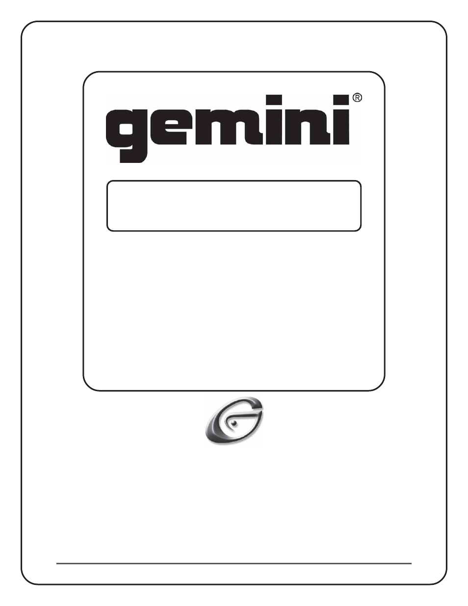 Gemini CDJ-02 User Manual | Page 12 / 12