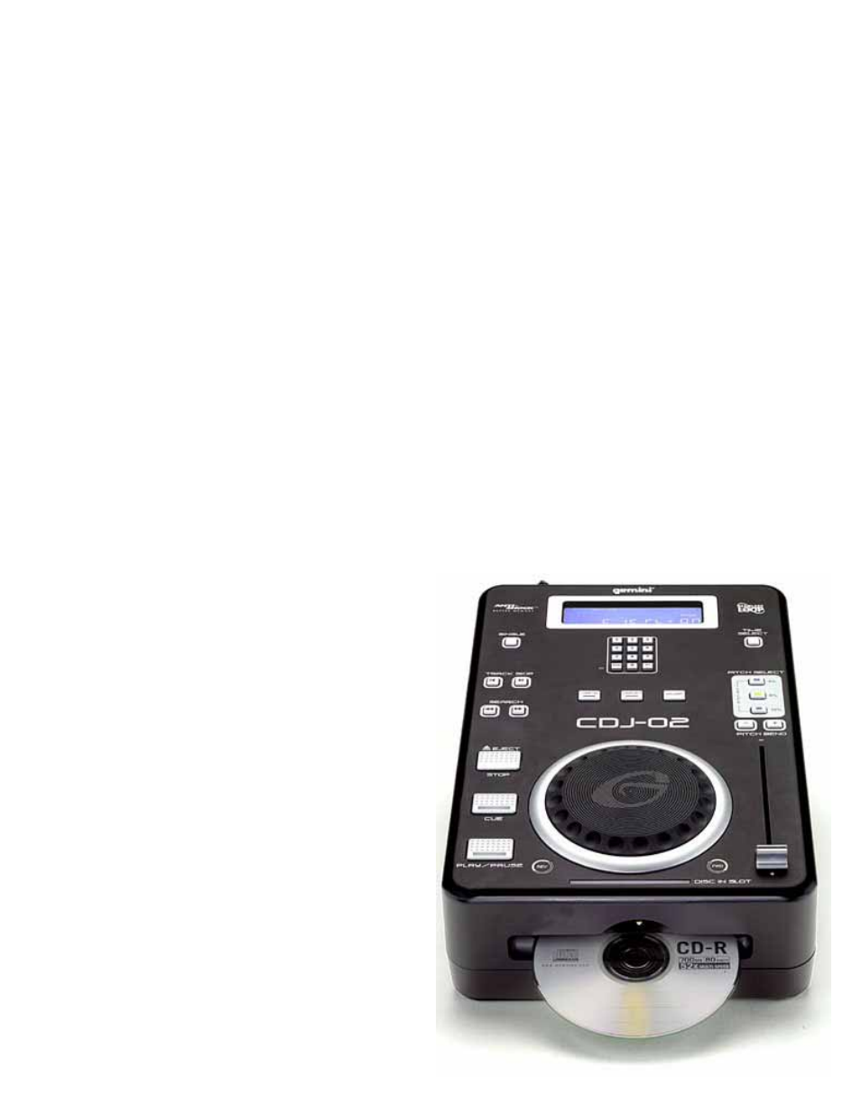 Operating instructions, Cue instructions, Troubleshooting | Specifications | Gemini CDJ-02 User Manual | Page 5 / 12