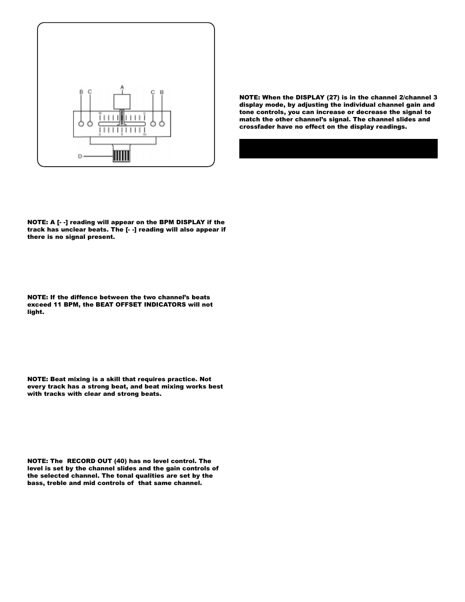 Specifications | Gemini BPM-250 User Manual | Page 5 / 6