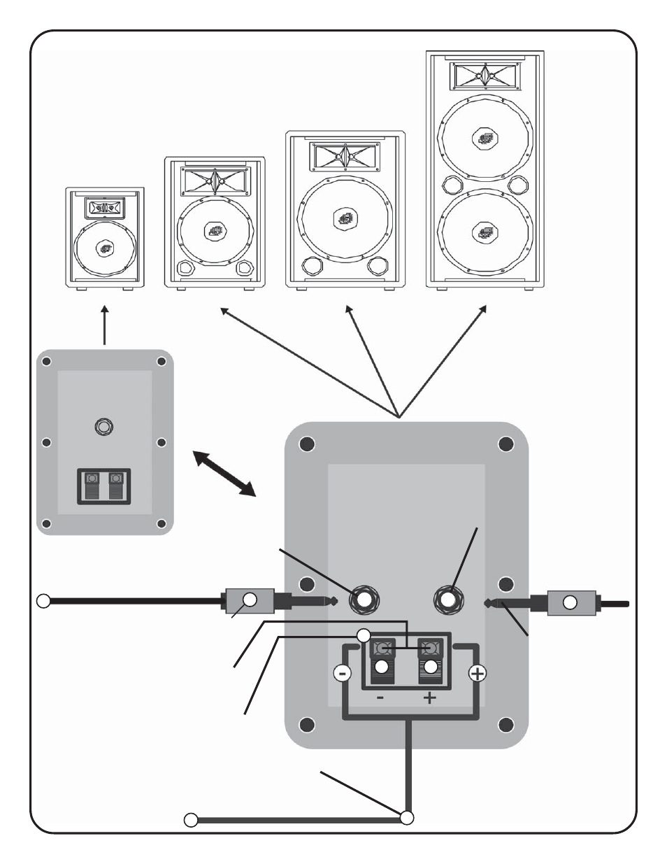 Gt series, Front back | Gemini GT-1502 User Manual | Page 2 / 8