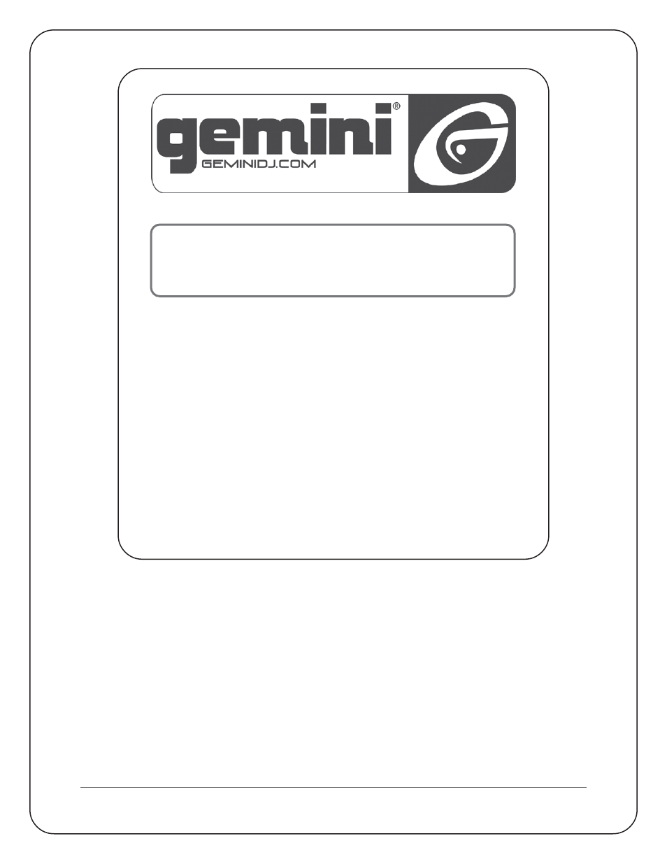 Gemini XL-120Mkll User Manual | Page 16 / 16