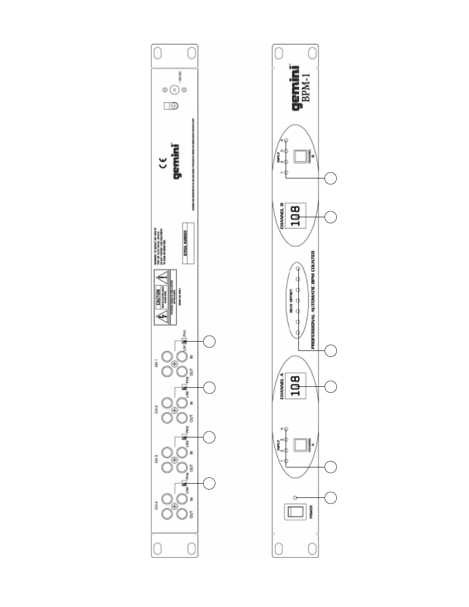 Gemini BPM-1 User Manual | Page 2 / 8