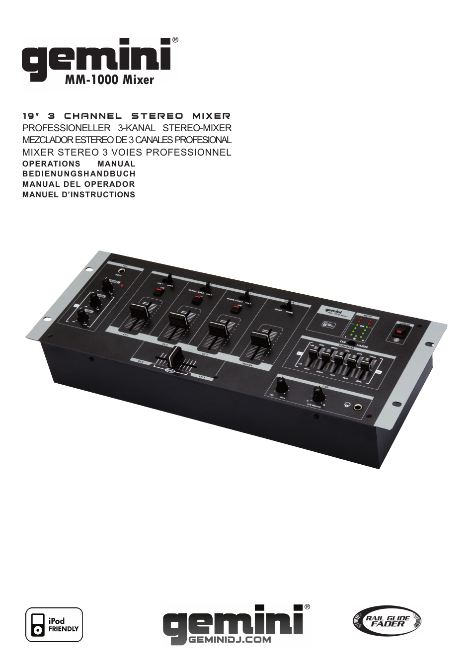 Gemini MM-1000 User Manual | 5 pages