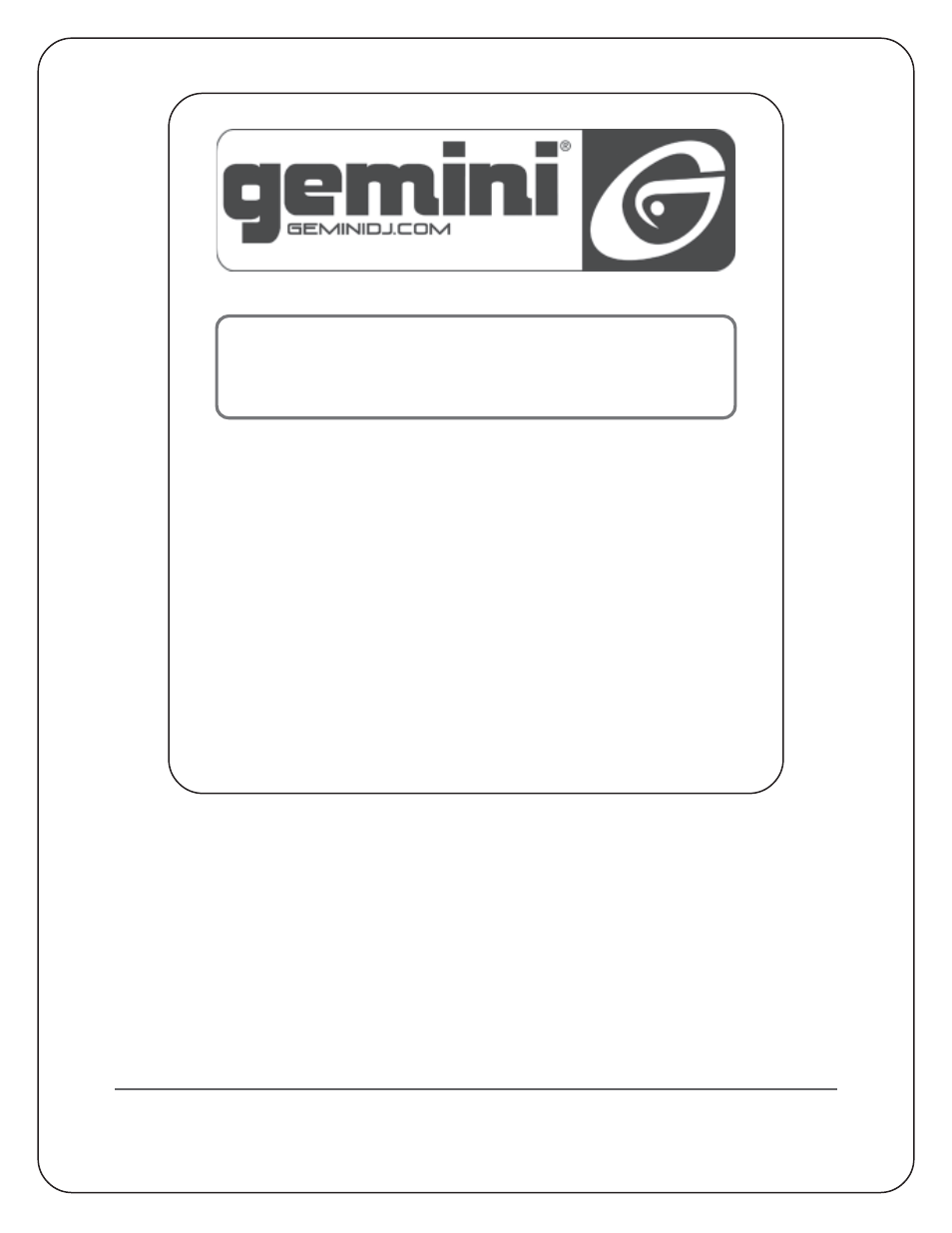 Gemini PM-100 User Manual | Page 8 / 8