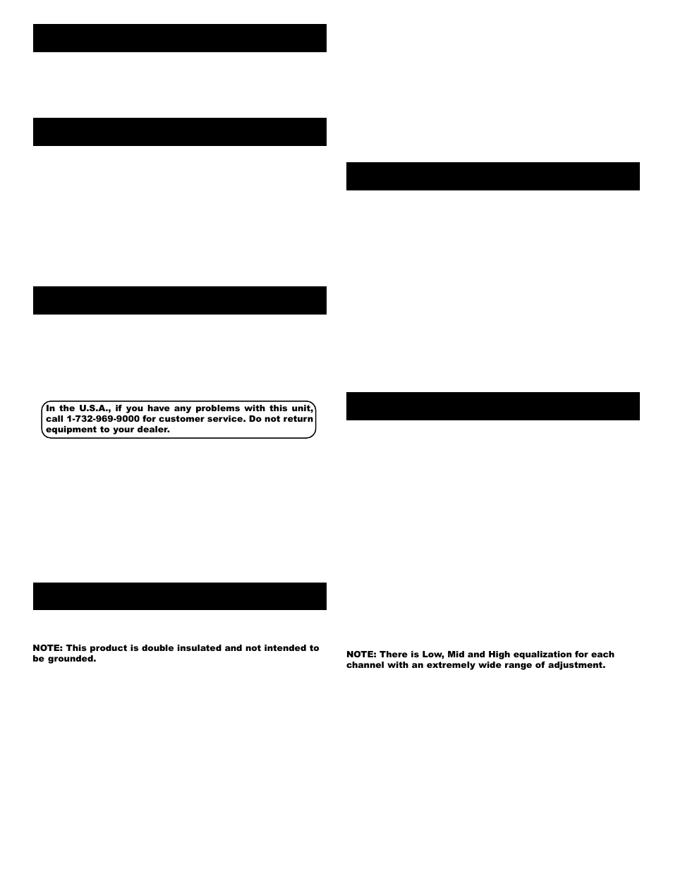 Introduction, Features, Cautions | Connections, Using the ground lift switch, Operation | Gemini PS-646 PRO2 User Manual | Page 3 / 12