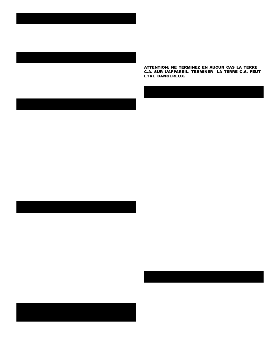 Introduction, Caractéristiques, Mises en garde | Connexions, Fonctionnement, Caractéristiques techniques | Gemini KL-1 User Manual | Page 6 / 8