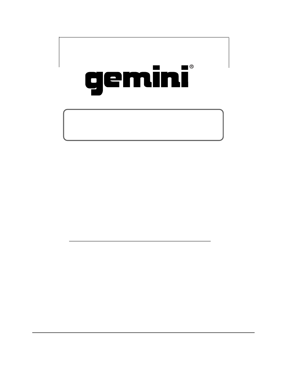 Gemini PS-900 PRO User Manual | Page 18 / 18
