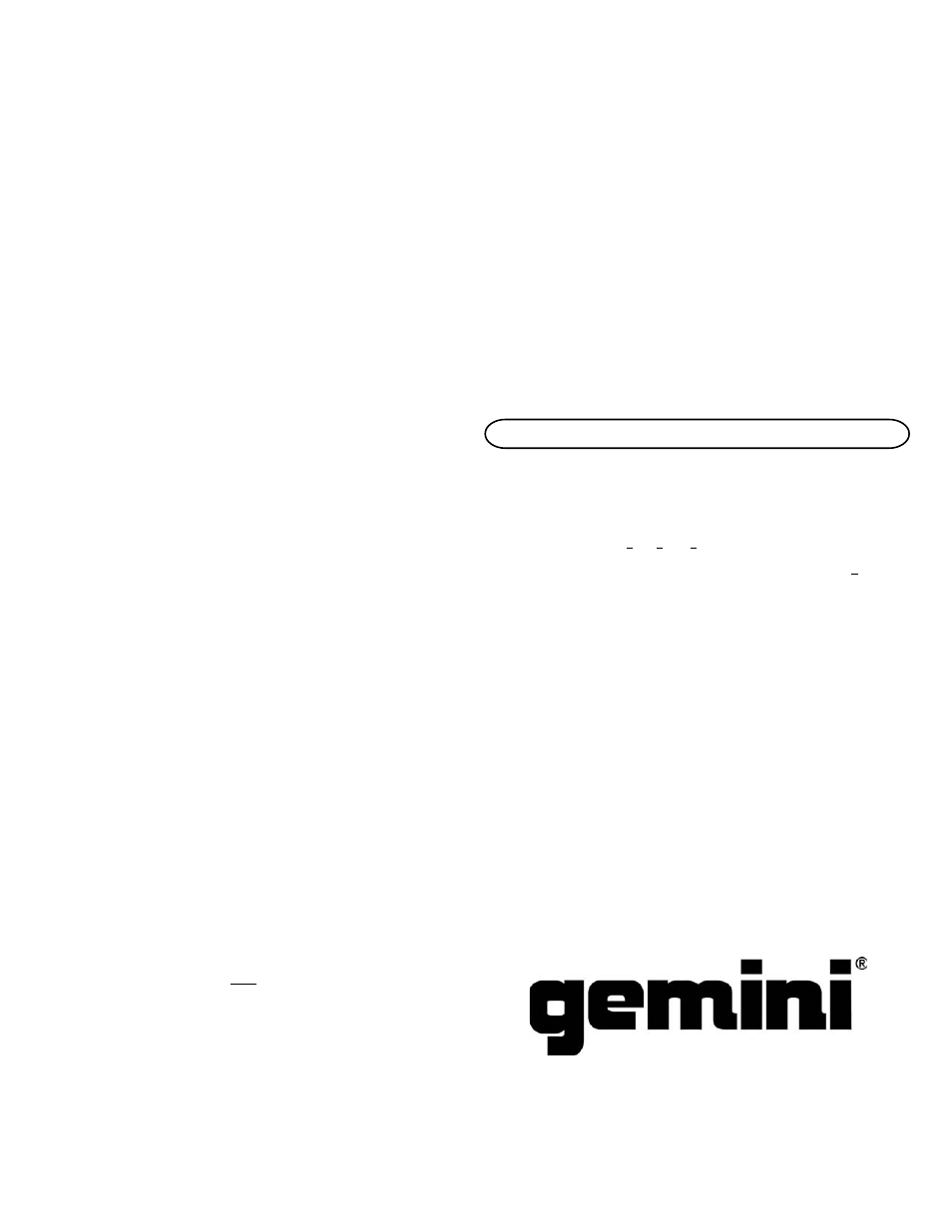 Et/ou, Instructions pour robo start, Solution des pannes | Specifications | Gemini CD-1800X User Manual | Page 18 / 20